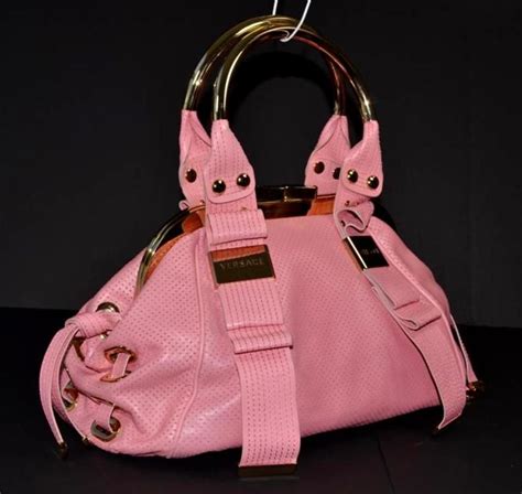 versace pink handbags|authentic Versace handbags.